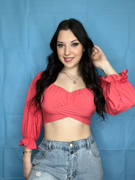 Pink Crop Top