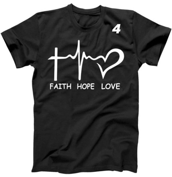 Faith, Hope, and Love Graphic Tee