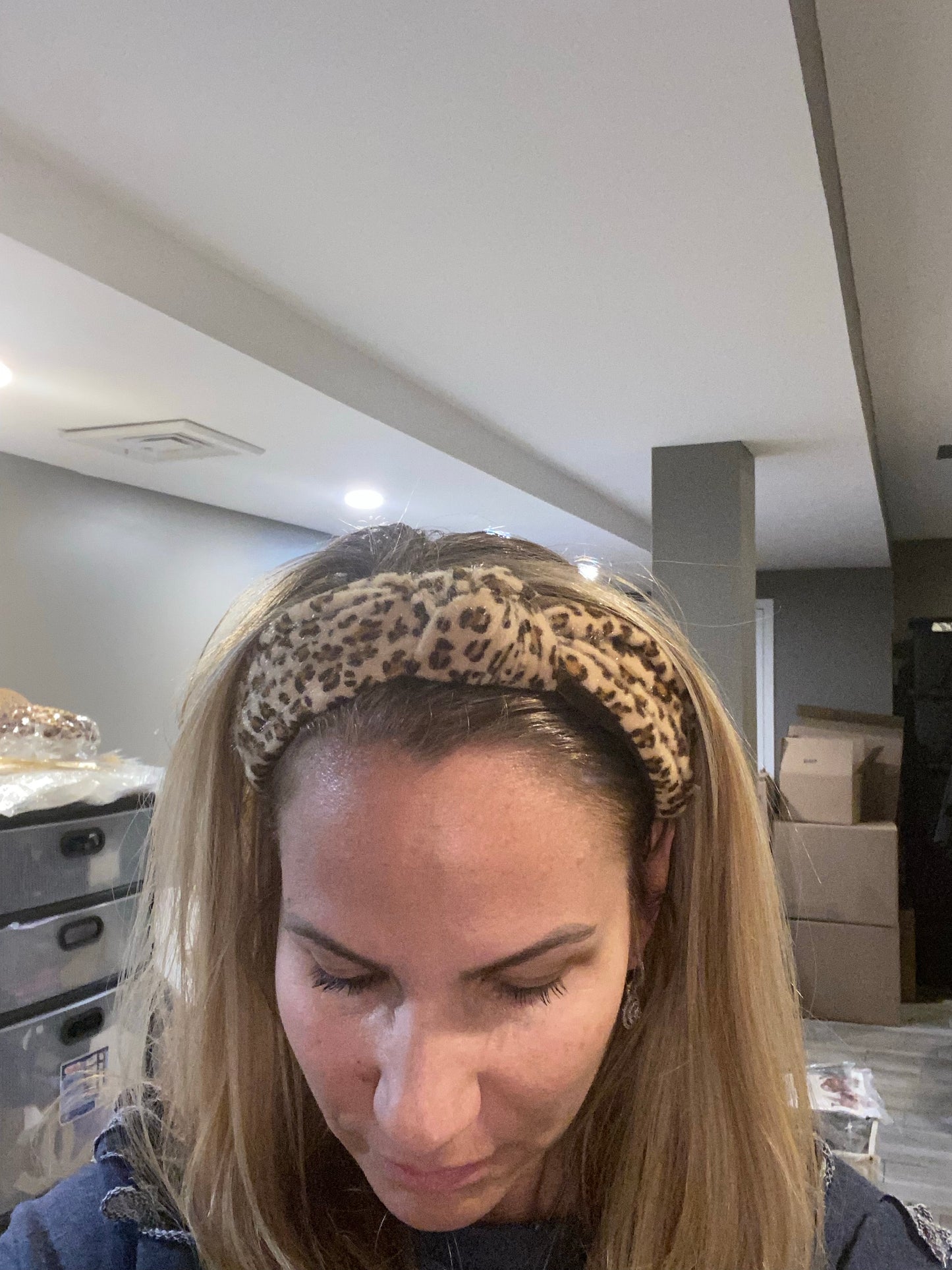 Headband leopard