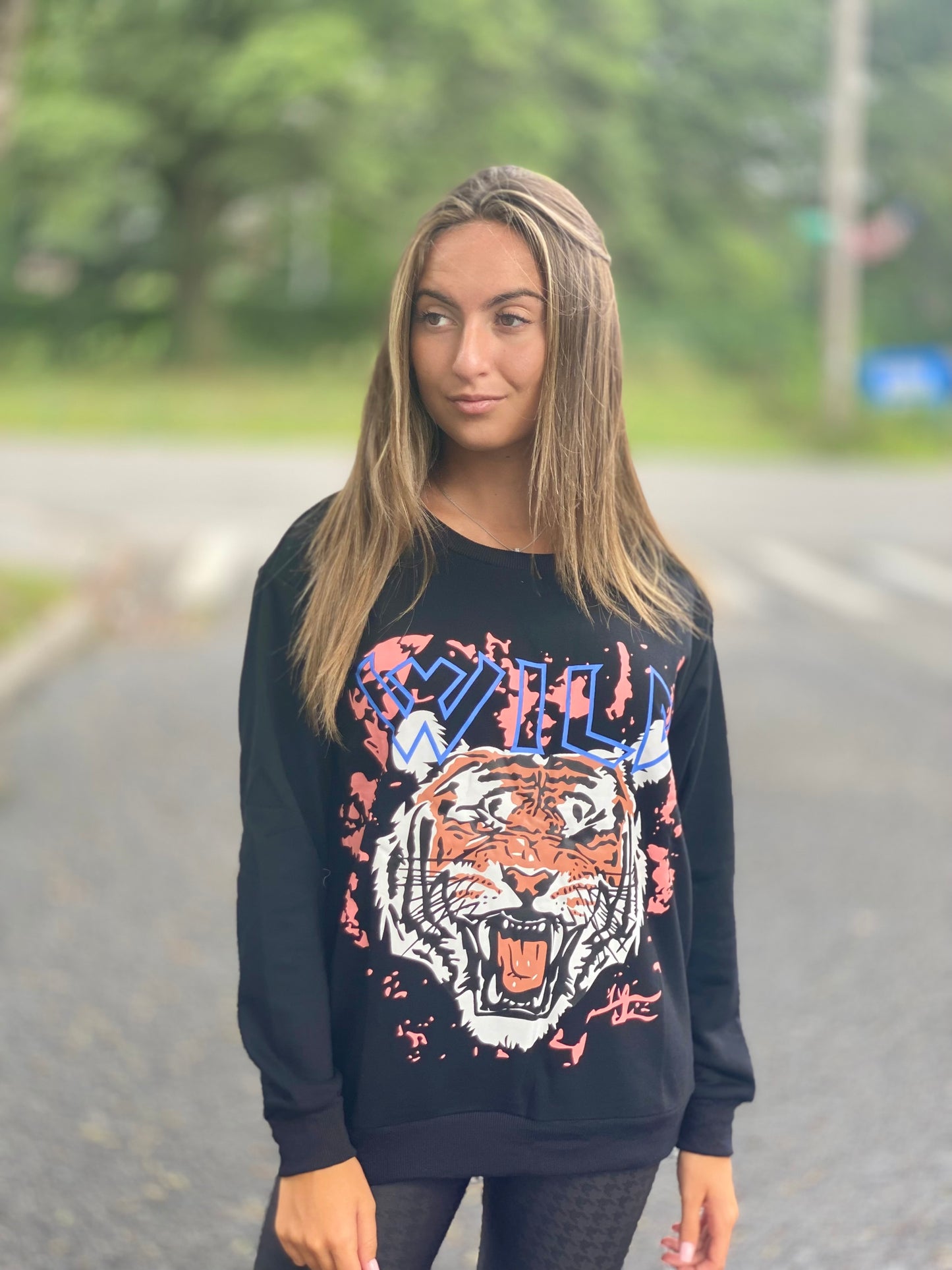 Graphic Tiger Wild Sweatshirt