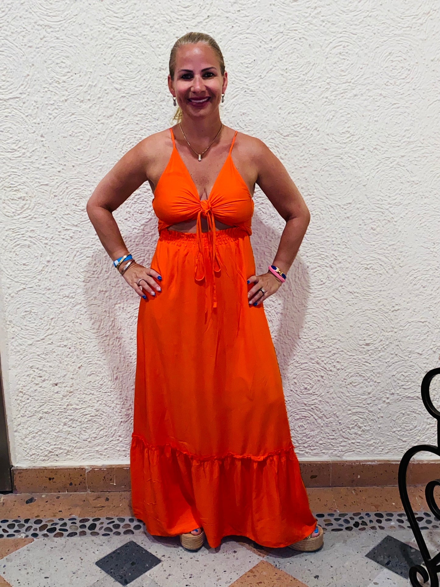 Orange MAXI Dress