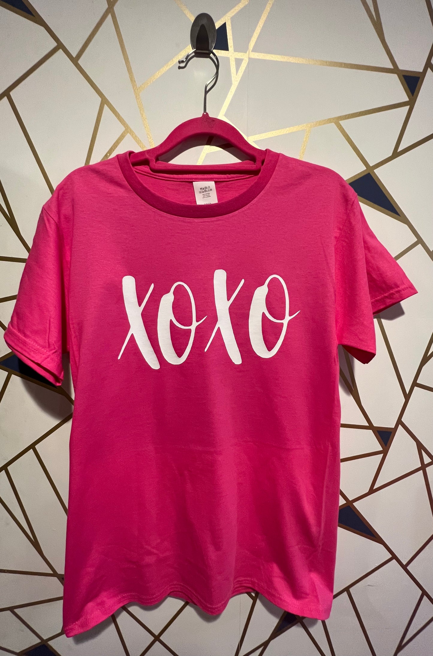 Pink Xoxo Graphic T Shirt