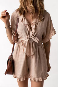 Pink Ruffle Romper
