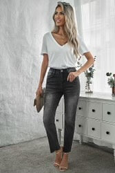 Black High Waist Skinny Jean