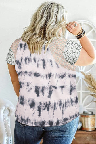 Plus Leopard Top