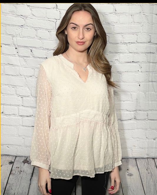 Beige blouse