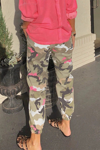 Camo pink jogger