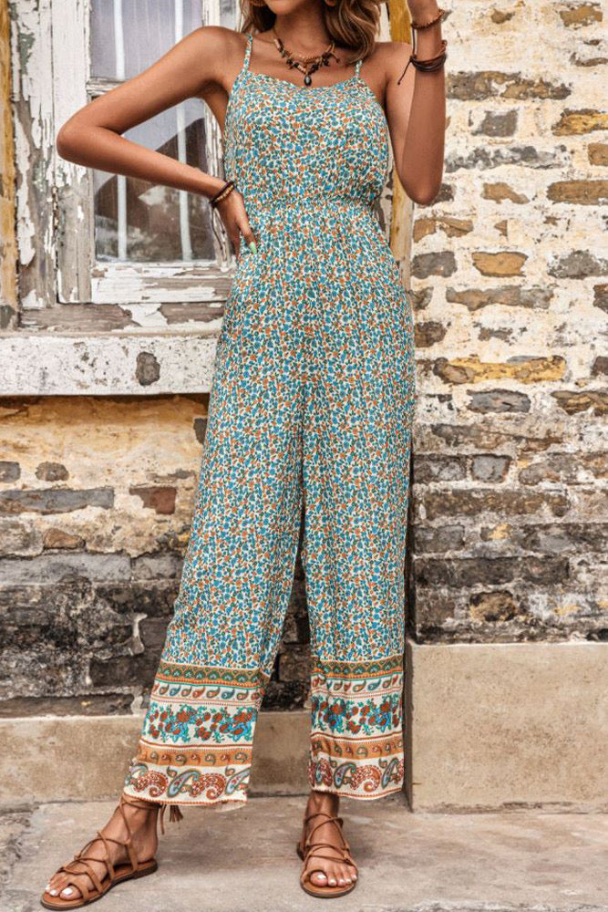 Floral Boho Jumpsuit