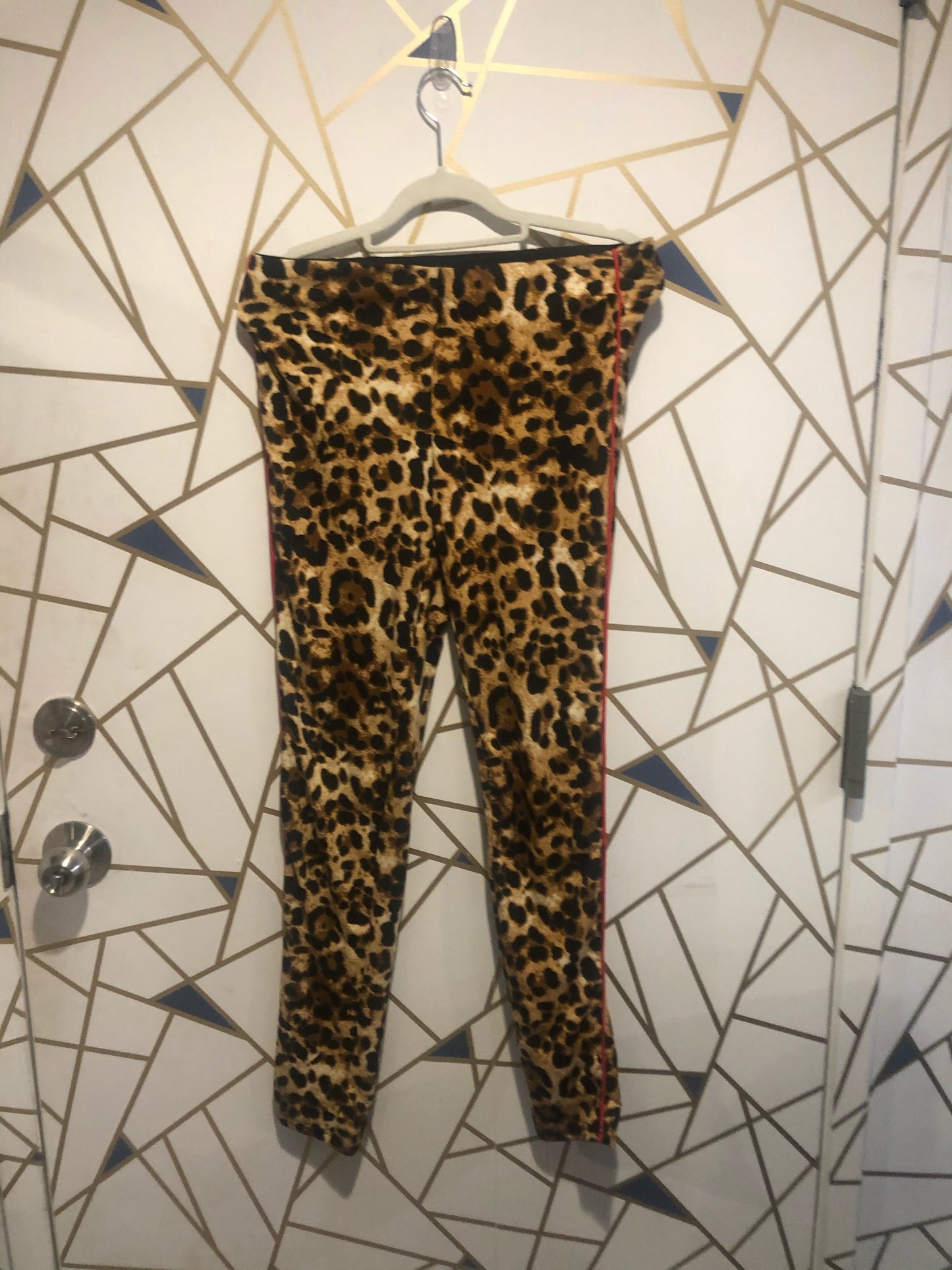 Leopard joggers