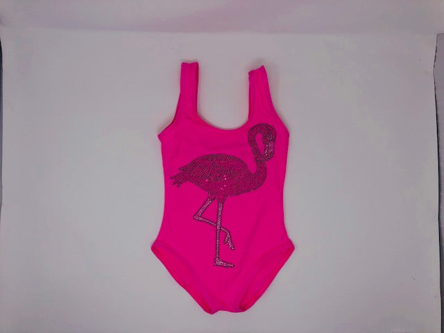Flamingo pink swim